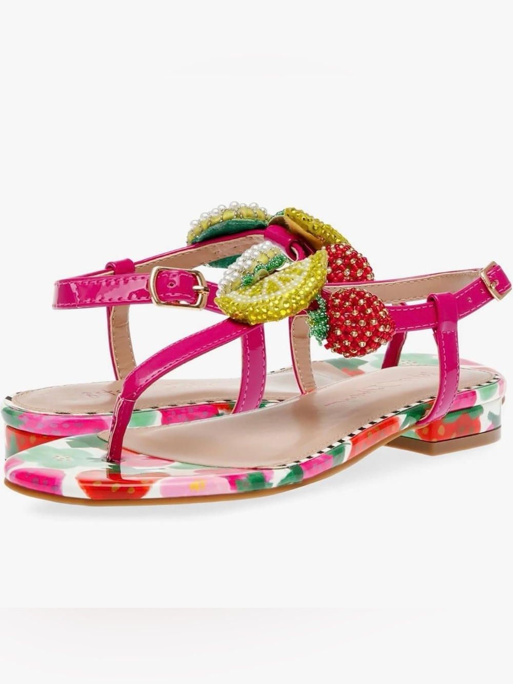 Like New Betsey Johnson Fruit Sandals
